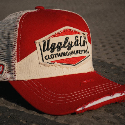 Smokin’ Red Label Diamond Trucker Hat
