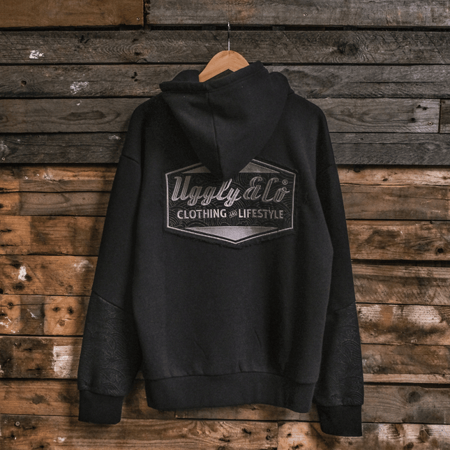 Black Surf Diamond Hoodie