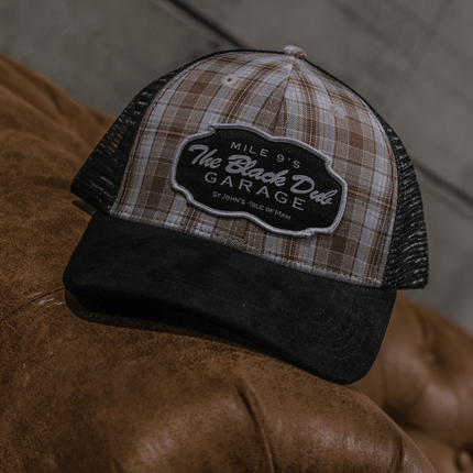 Tartan Garage Trucker Hat