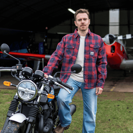 Heritage Red & Navy Flannel Shirt