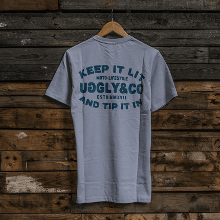 Steel Blue Keep it Lit' T-Shirt