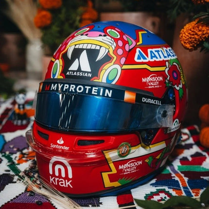 Pre Order Williams F1 Team Spark Model Alex Albon Mexico GP 1/5 Mini Helmet 2025