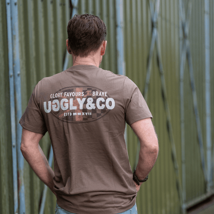 Brown Union Jack Tee