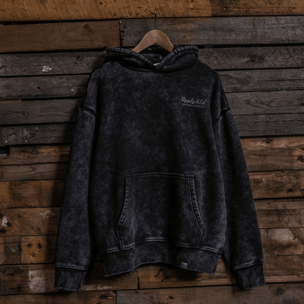 Black Diamond Acid Wash Hoodie
