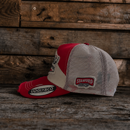 Smokin’ Red Label Diamond Trucker Hat