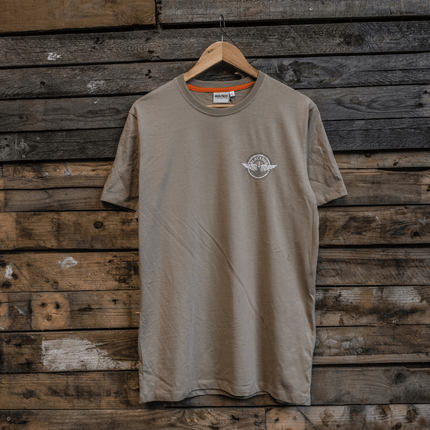 Beige Circle Wings Tee