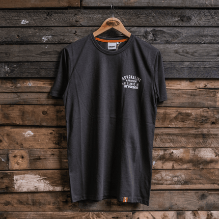 Grey Adrenaline Addiction Tee