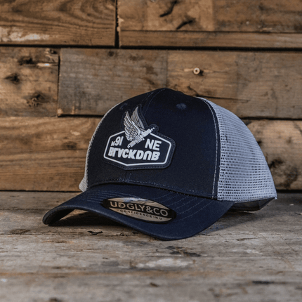 Mile 9 Spark Plug Wings Trucker Hat
