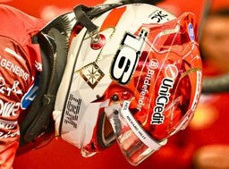 Pre Order Scuderia Ferrari F1 Team Looksmart Charles Leclerc Las Vegas GP 1/5 Mini Helmet 2025