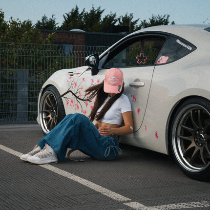 Washed Pink Diamond Vintage Baseball Cap
