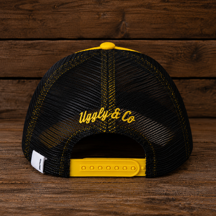 Yellow & Black Diamond Cap