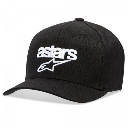 Alpinestars, Ride Transfer Hat, Baseball Cap, Black/White, S/M, Unisex-Adult