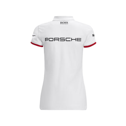 Women's Porsche Motorsport Team Polo Shirt - White