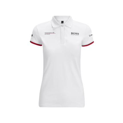 Women's Porsche Motorsport Team Polo Shirt - White