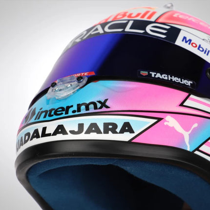 Red Bull Racing F1 Sergio Perez 2022 Miami GP Special Edition 1:2 Scale Mini Helmet