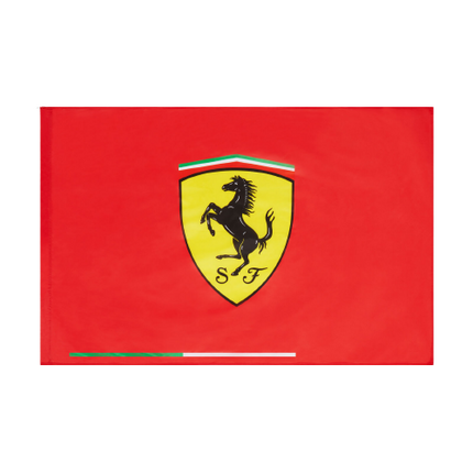 Scuderia Ferrari Large Scudetto Flag