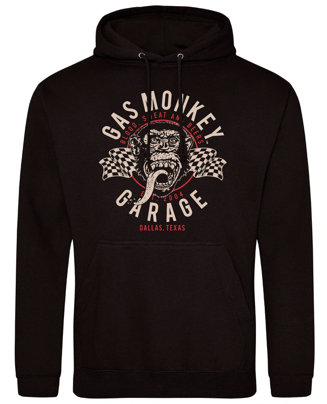 Gas Monkey Garage Twin Flags Hoodie