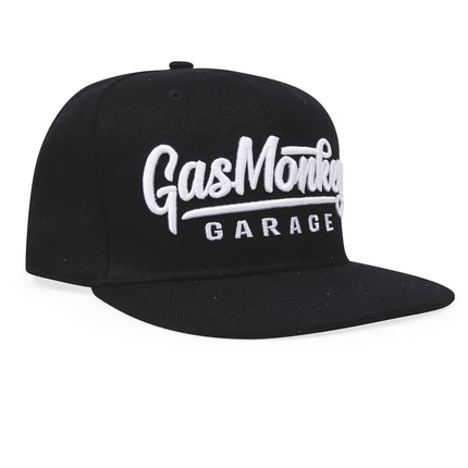 GMG 3D Script Logo Snap-Back Cap Gas Monkey (Black) - One Size