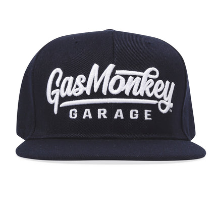 GMG 3D Script Logo Snap-Back Cap Gas Monkey (Black) - One Size