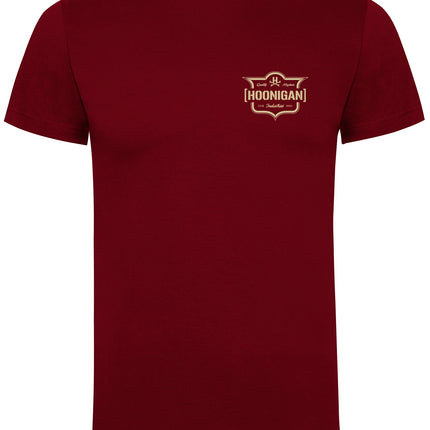 Hoonigan Emblem Burgundy T-Shirt