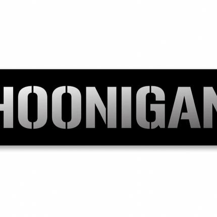 Hoonigan Small censor bar Sticker