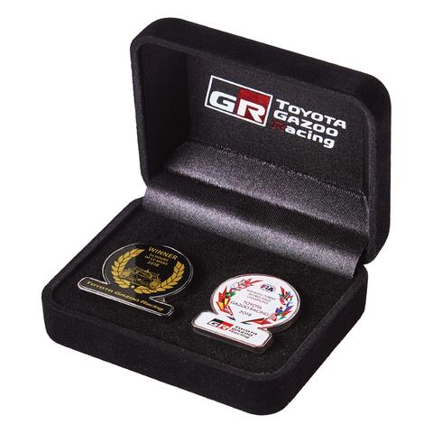 WRC DOUBLE PIN BADGE SET