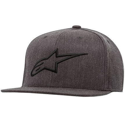 Alpinestars, Ageless Flat Hat, Baseball Cap, Charcoal/Black, S/M, Unisex-Adult