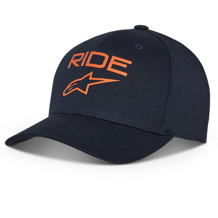 Alpinestars, Ride Transfer Hat, Baseball Cap, Navy/Orange, S/M, Unisex-Adult