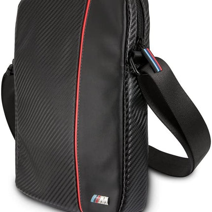 BMW M Collection Carbon Inspiration– Black/Red Travel/ Tablet Bag 9-10 inch