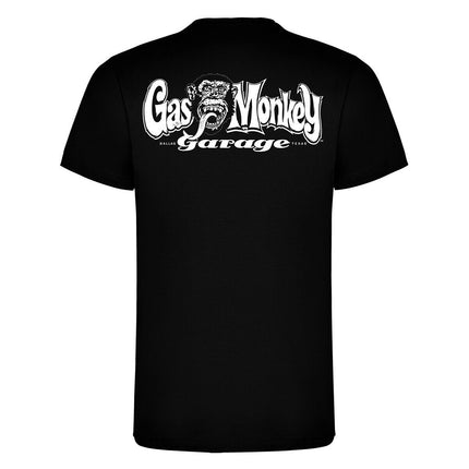 Gas Monkey Garage - Official Kyd Hot Rod  - 'V Neck Side Logo' T Shirt